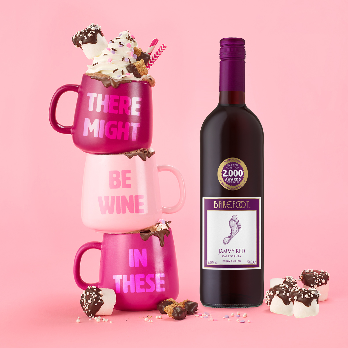 Jammy Red Hot Chocolate Barefoot Wine & Bubbly